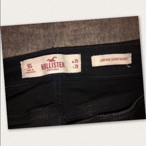 Hollister super skinny jeans, low rise